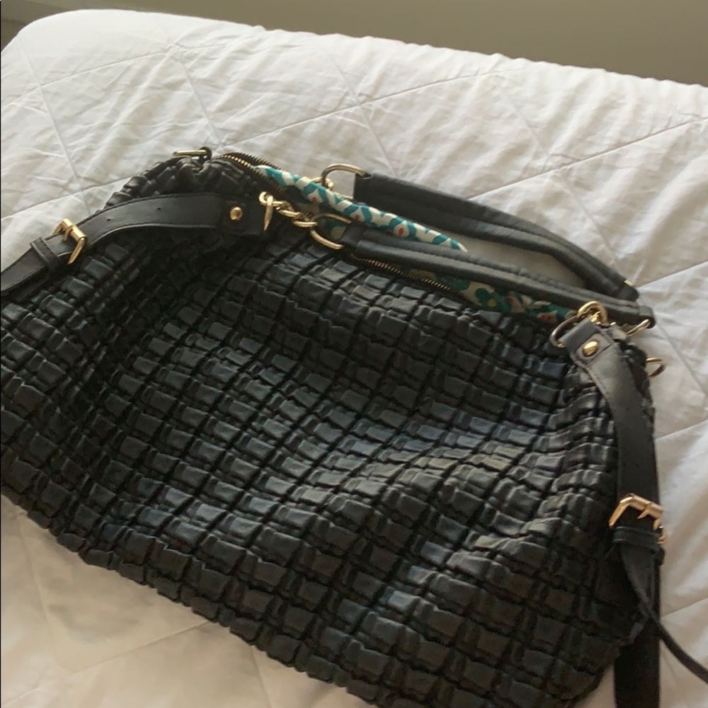 Spacious black purse
